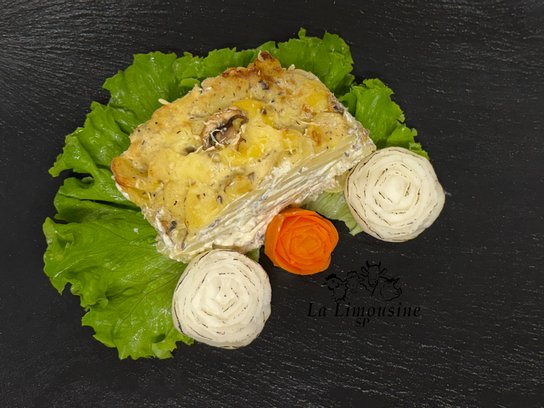 Gratin dauphinois aux champignons