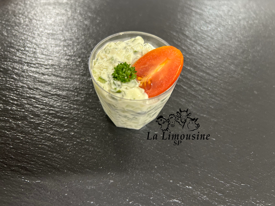 Verrine Tartare de concombre