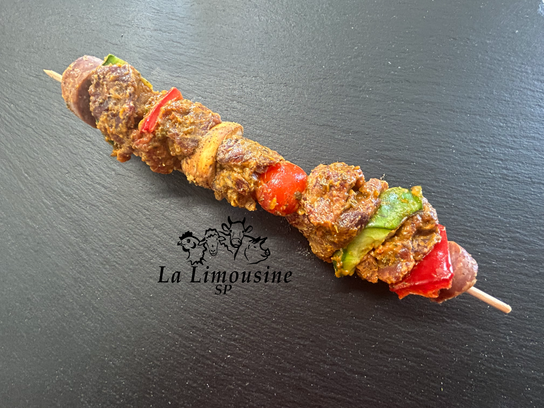 Brochette de bœuf marinée