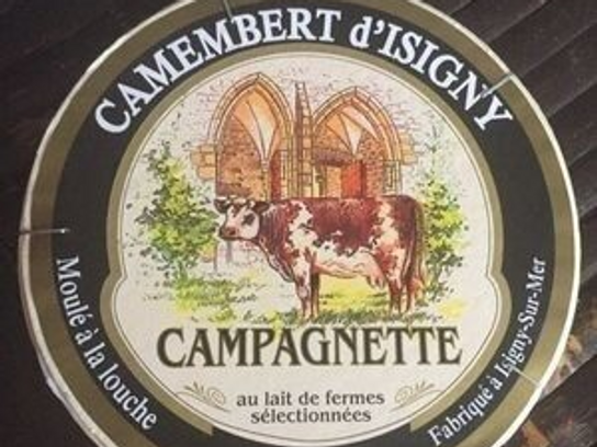 Camembert au Lait cru moulé à la louche Isigny saint Mére