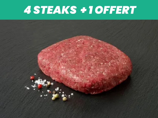 Steak haché 4 + 1 offert