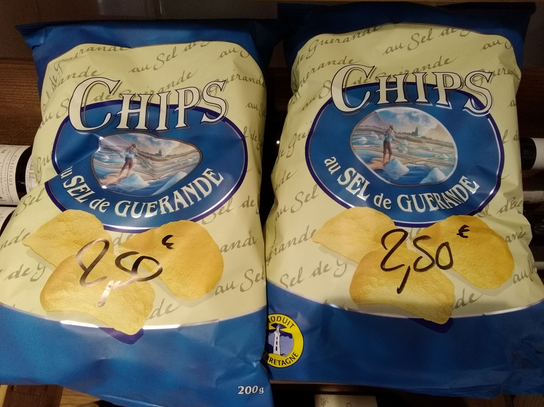 Chips au sel de Guérande 2.80 €