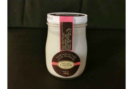 Yaourt Litchi-Framboise