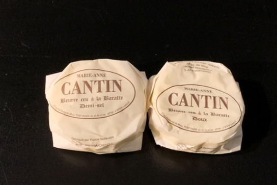 Beurre cru à la baratte demi-sel