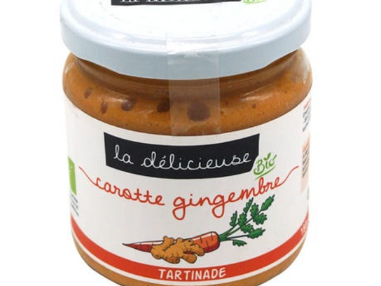Tartinade carotte gingembre
