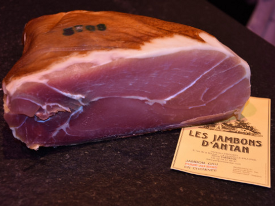 Jambon d'antan fumé à la cheminé