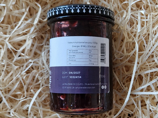 Confiture de cerise noire