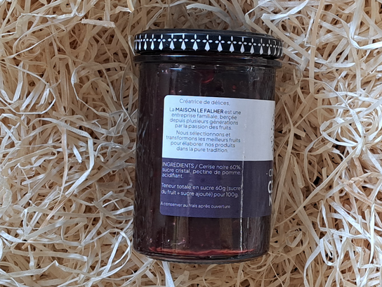 Confiture de cerise noire