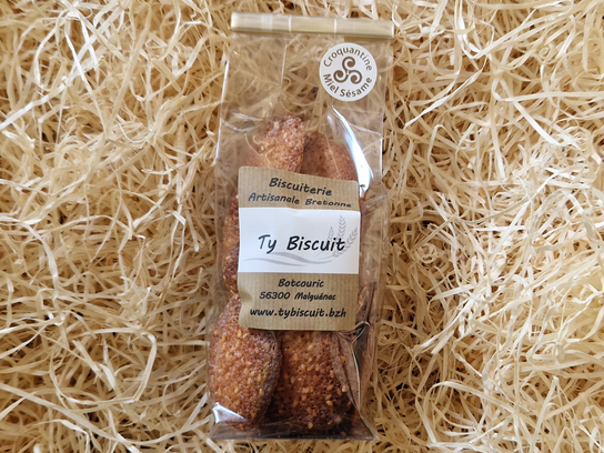 Biscuits Croquantine miel sésame