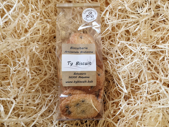 Biscuits Croquantine chocolat