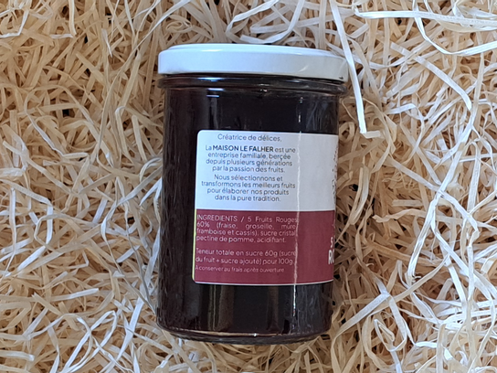 Coulis 5 fruits rouges