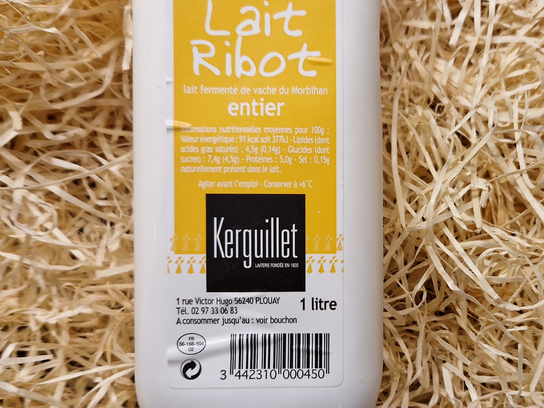 Lait Ribot entier - 1L