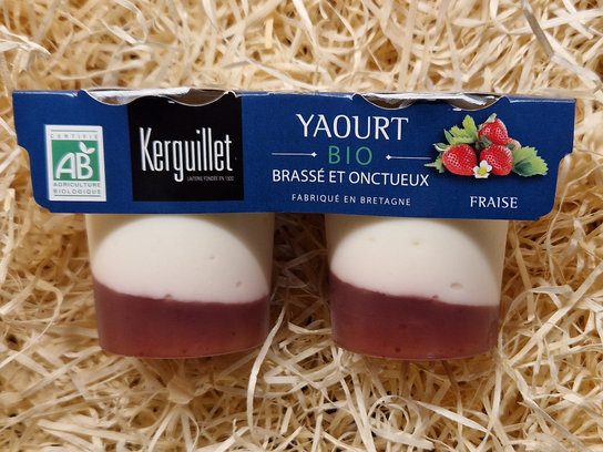 Yaourt fraise x 2 - Bio