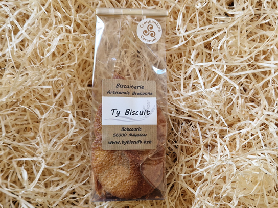 Biscuits Croquantine caramel