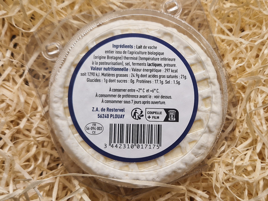 Fromage bio Le Petit Lorientais 200gr