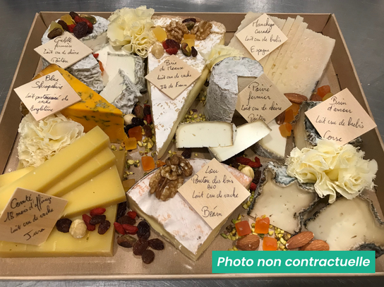 Plateau de fromages fin de repas 6/8 personnes