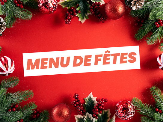 Menu de fêtes gourmand