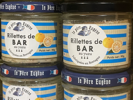 Rillettes de bar au Yuzu