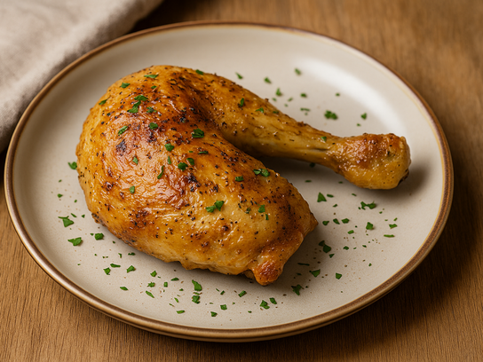 Cuisse de poulet cuite