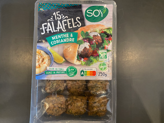 Falafels menthes et coriande