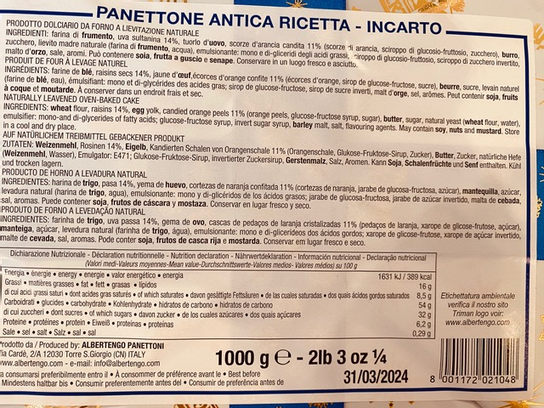 Panettone Italien - 1kg