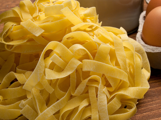 Tagliatelle aux œufs