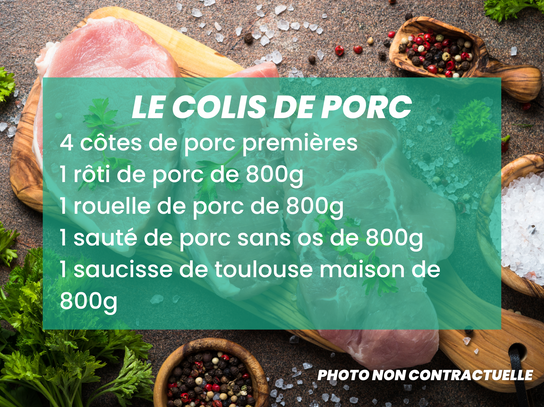 Colis Porc élevé en plein air