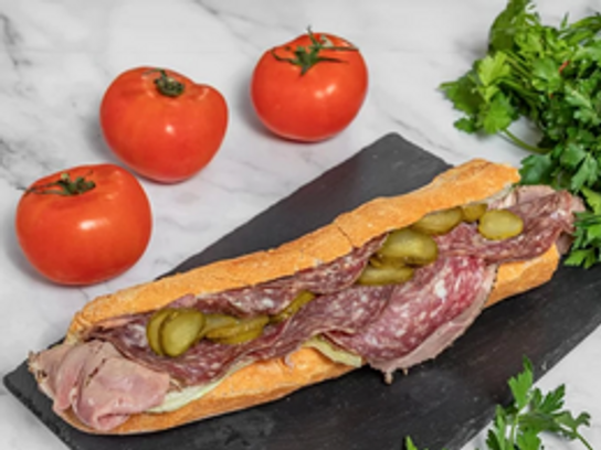 1 ACHETÉ = 1 OFFERT ! Sandwich chiffonnade de charcuteries