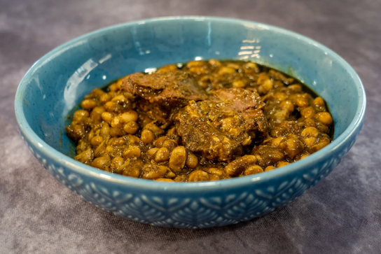 Pkaïla Epinards Haricot Blanc Viande