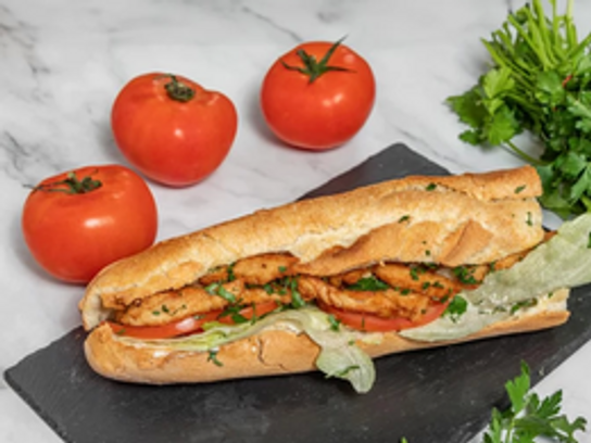 Sandwich Poulet pané - sauce au choix