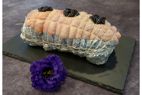 Poulet farci au veau