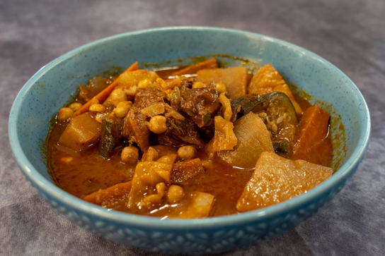 Couscous et bouillon maison