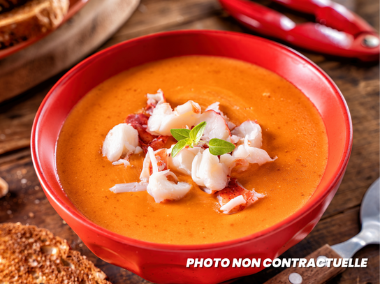 Veloute de homard à la fine champagne