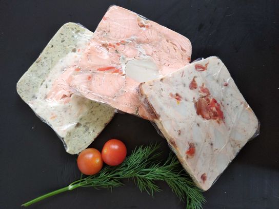 « Terrine maison » saumon/St Jacques