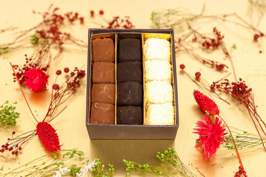Assortiment de 12 truffes