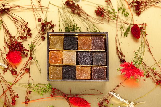Le sachet de pâtes de fruits