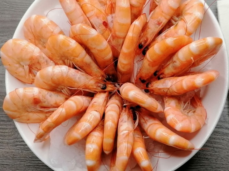 Click & collect Crevettes roses 40/60 cuites 100G à Boulogne-sur-Mer ...