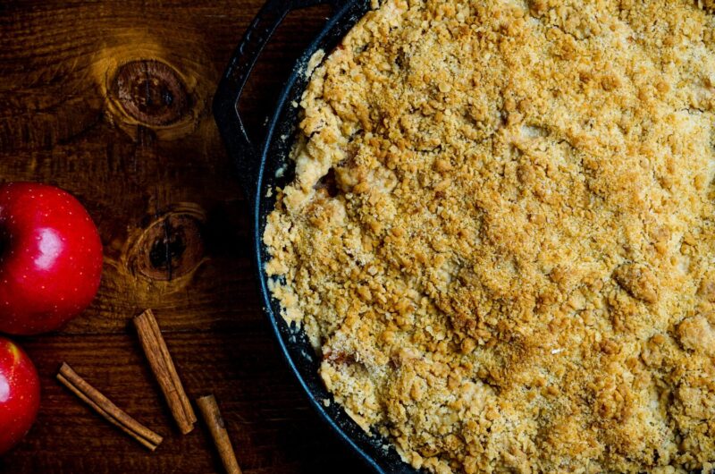 Crumble pomme cannelle