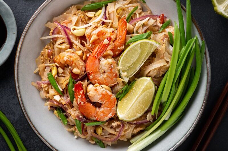 Pad thaï aux crevettes