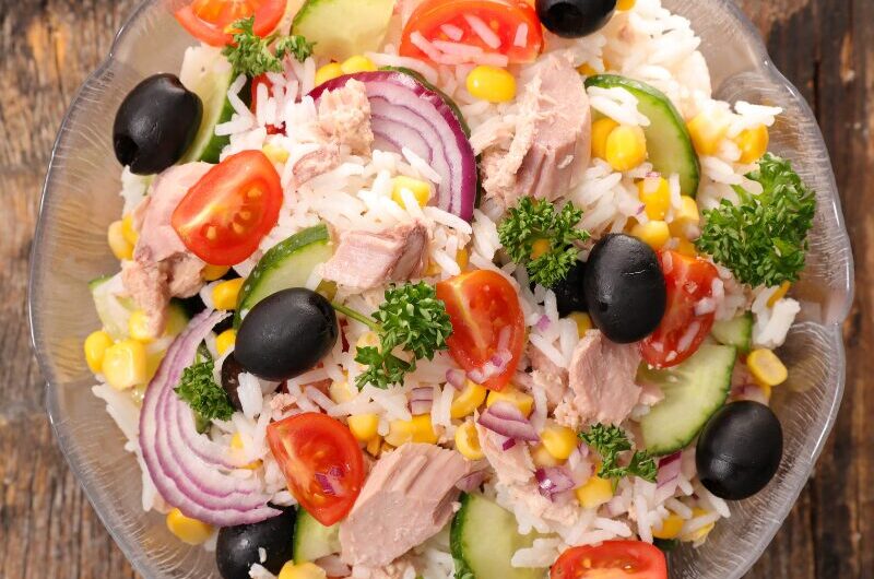Salade de riz thon