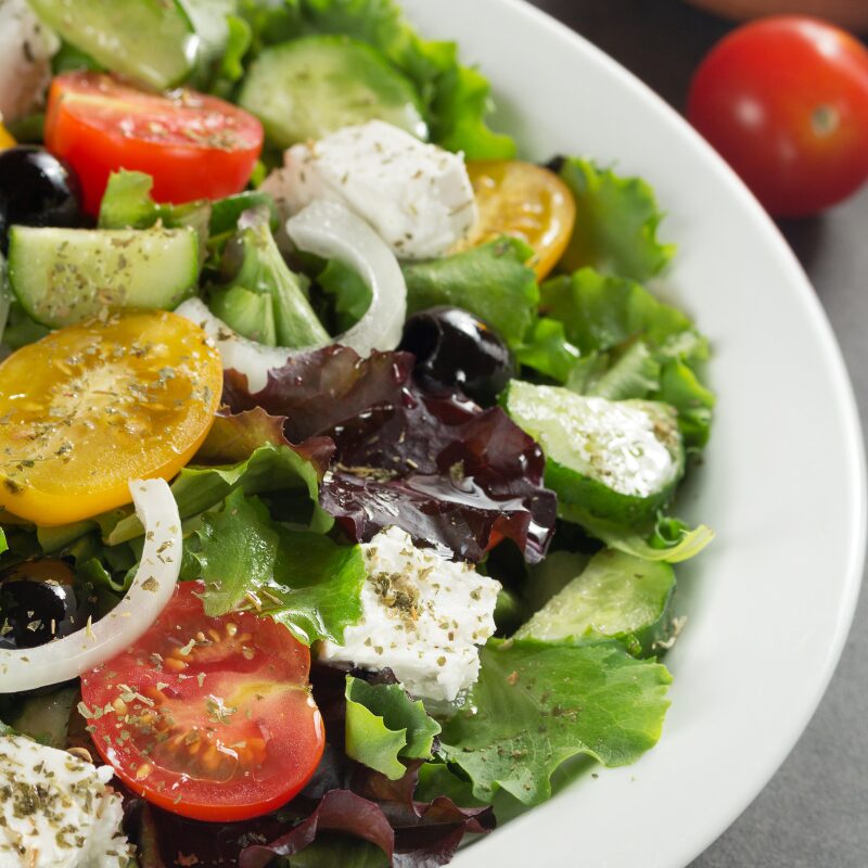 idée plat été : la salade grecque