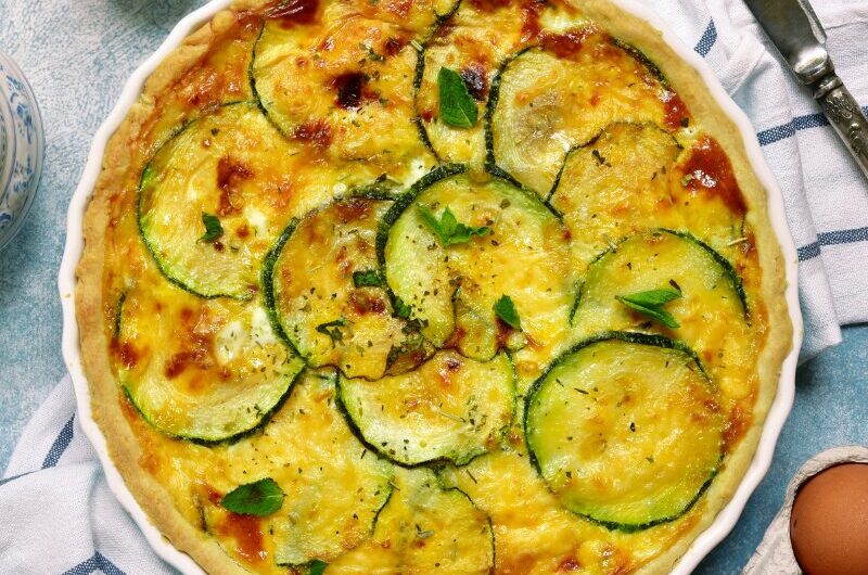 Quiche coco aux courgettes & carottes