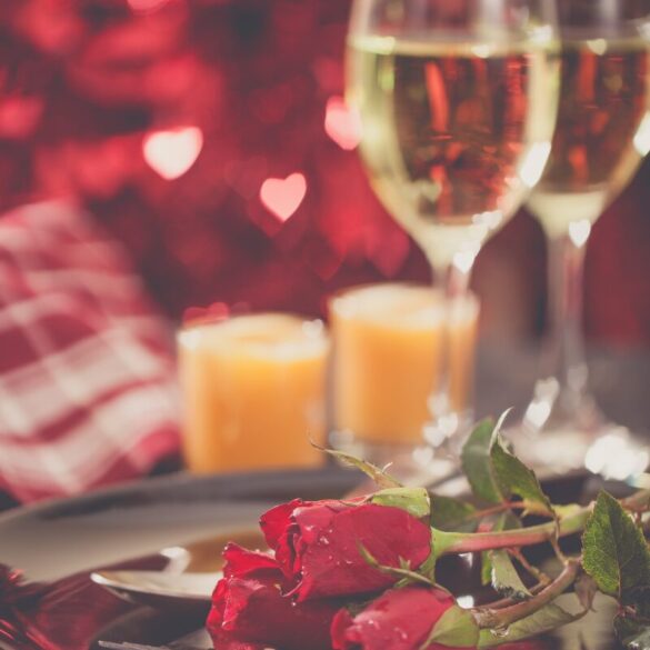 Dîner saint valentin - décor