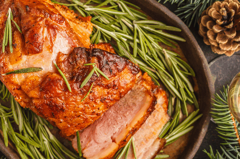 Rôti festif farci maison