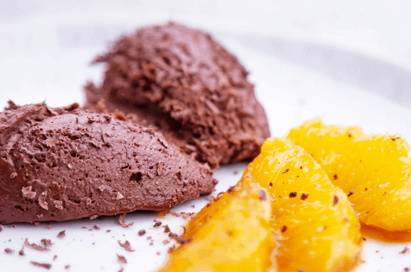 Mousse au chocolat aux agrumes