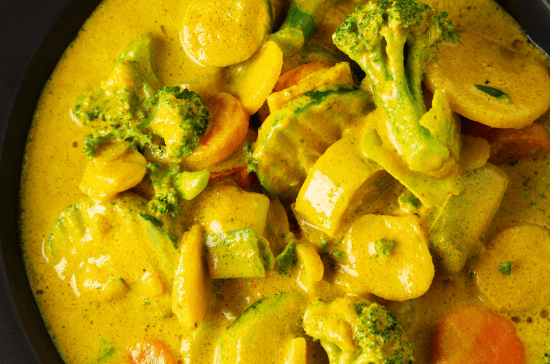Curry de légumes onctueux