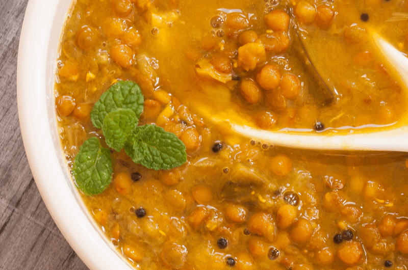 Dahl de lentilles corail