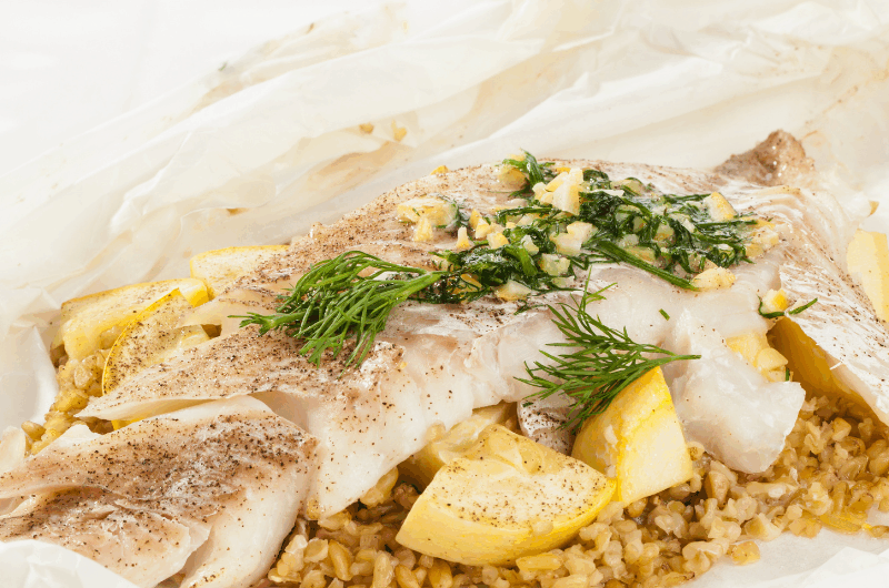 Recette de poisson blanc en papillote