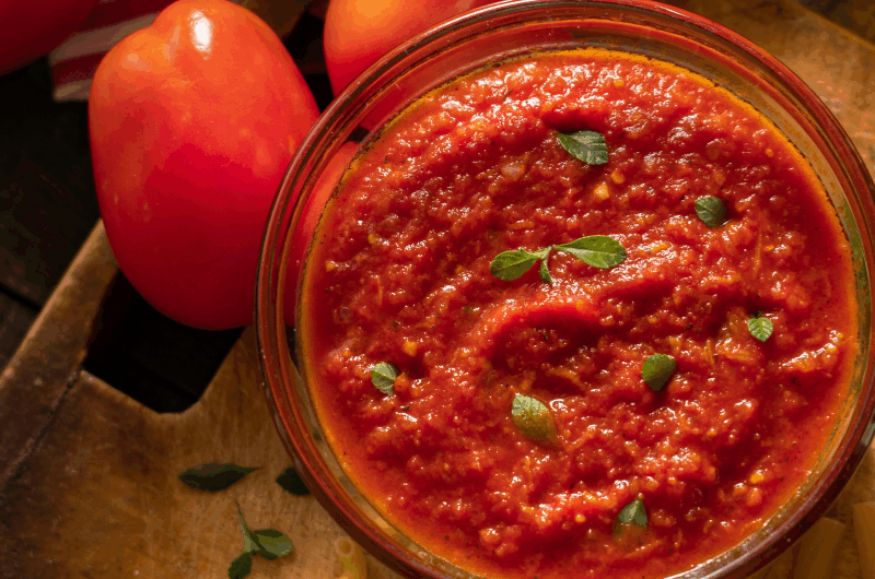 Coulis de tomates maison