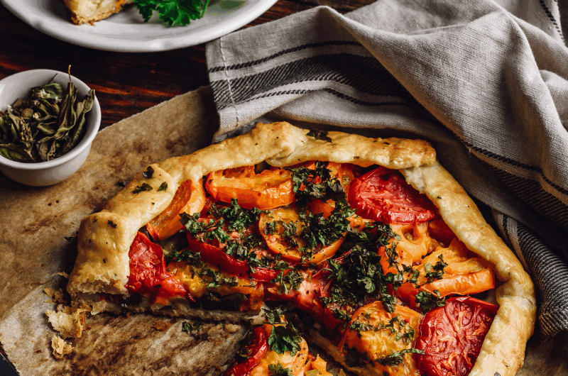 Tarte au thon et à la tomate